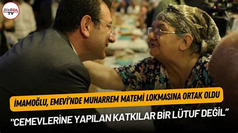 Ekrem Mamo Lu Maltepe Cemevinde Muharrem Matemi Lokmas Na Ortak Oldu