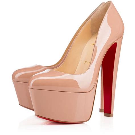 Alta Vicky Patent Nude Patent Women Shoes Louboutin Women Shoes Christian Louboutin Heels