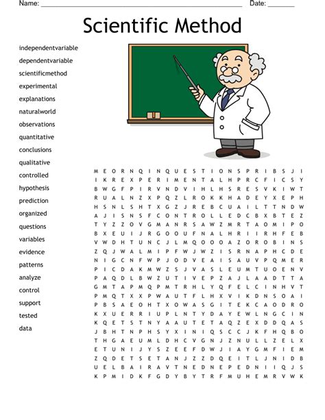 Scientific Method Worksheet Middle School E