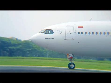 Sampai Puas Nonton Pesawat Jumbo Garuda Take Off Di Bandara Kualanamu