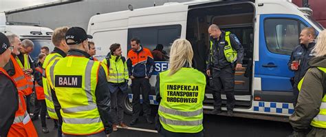 Wsp Lne Kontrole Drogowe W Tallinie G Wny Inspektorat Transportu