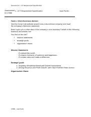 Ict Req Specification Assessment Docx Assessment Ict