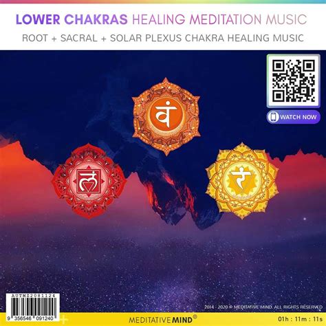 LOWER CHAKRAS HEALING MEDITATION MUSIC Root Sacral Solar Plexus