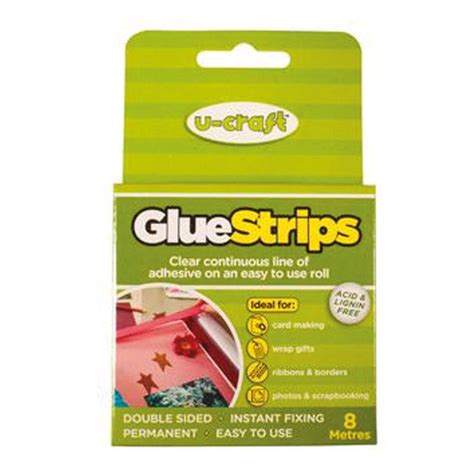 Glue Strips 4mm An 8m Continuous Line Of Permanent Glue Strip On A