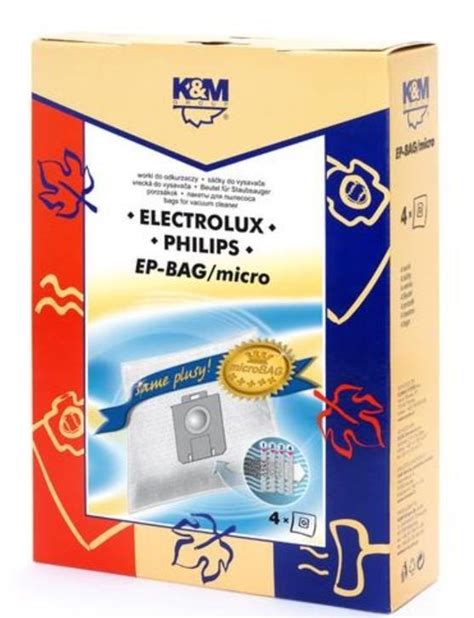 Worki Do Odkurzacza K M Electrolux Philips EP BAG Micro 4 Szt K M