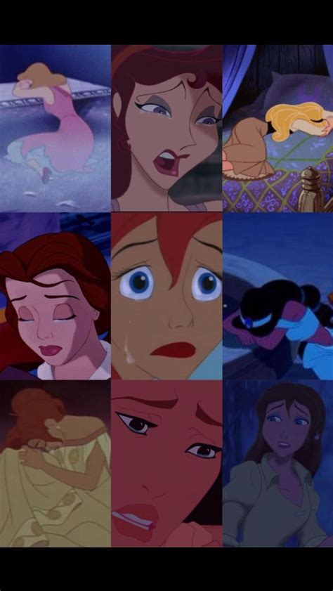 Disney Princesses Crying And Anastasia And Jane And Meg Princesses Disney Princesses Art