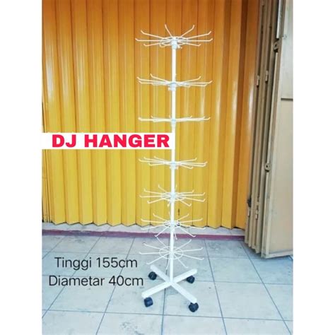 Jual Rak Display Putar Matahari Susun Gantungan Aksesoris Display