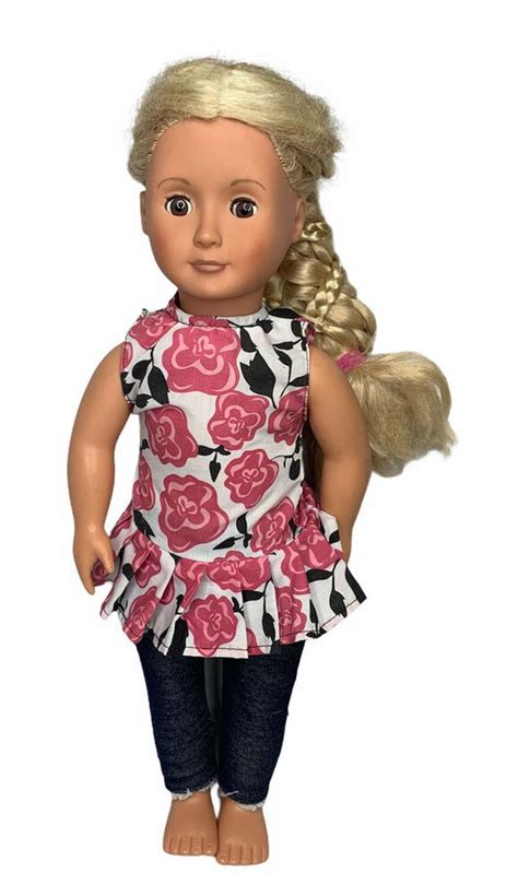 Battat Our Generation 18 Vinyl Girl Doll Long Braided Blonde Hair