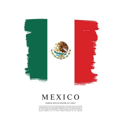 Mexican flag banner template — Stock Vector © Igor_Vkv #137863714