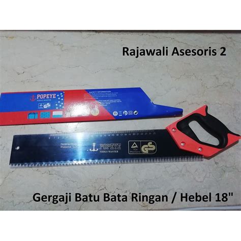 Jual Gergaji Batu Bata Ringan Gergaji Hebel 18 Shopee Indonesia