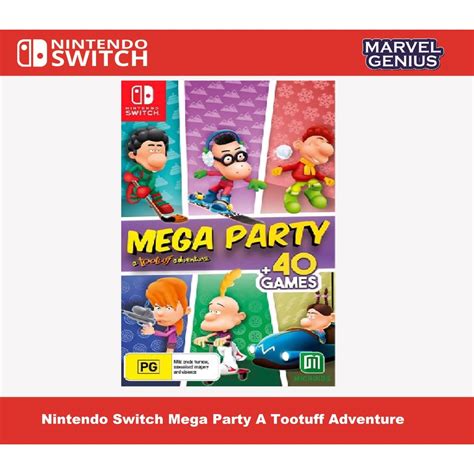 Nsw Ns Nintendo Switch Game Mega Party A Tootuff Adventure Eu English