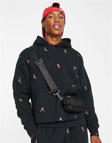 Jordan Essentials Sweat à capuche unisexe avec logo sur l ensemble