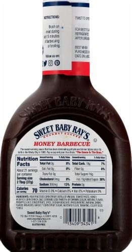 Sweet Baby Ray's® Honey BBQ Sauce, 28 oz - Fry’s Food Stores