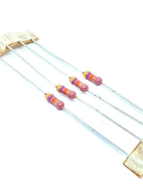 Kit Com 50 PeÇas Resistor 47k 12w 5 47k Sfr25h