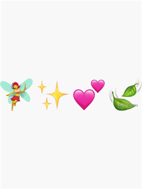 "fairy emoji" Sticker for Sale by samopomu | Redbubble