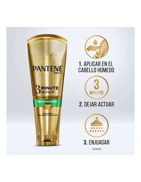 Pantene Pro V Minute Miracle Restauraci N Acondicionador Diario Ml