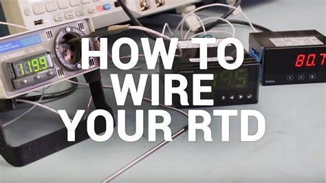 How To Wire Your Rtd Get Proper Rtd Readings Youtube