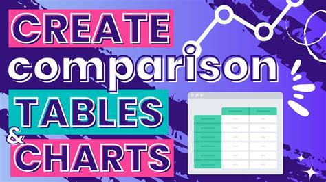 How To Create Comparison Tables Charts Lists With Canva Youtube