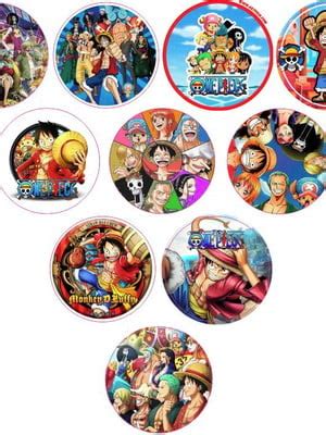 Adesivos Kit 100 Selos One Piece 4cm X 4cm Recorte Compre