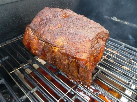 Bbqguam Smoked Bone In Pork Loin Roast