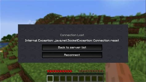 How To Fix Minecraft Connection Reset Error Solved