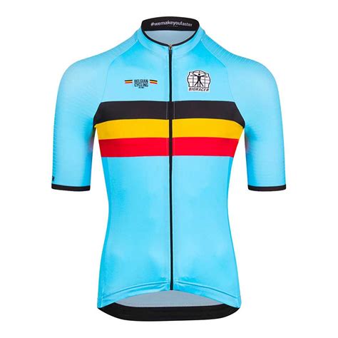 Maillot Bioracer Belgium 2023 Icon Classic Manga Corta Azul Deporvillage