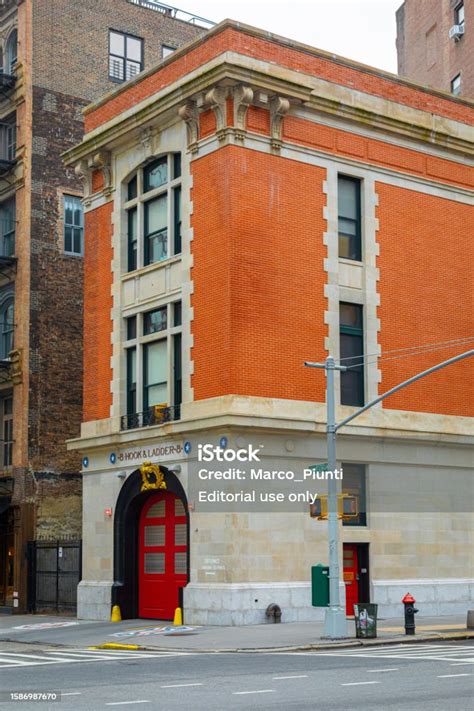 Hook And Ladder 8 Fire Station Featured In The Ghostbusters Stock Photo