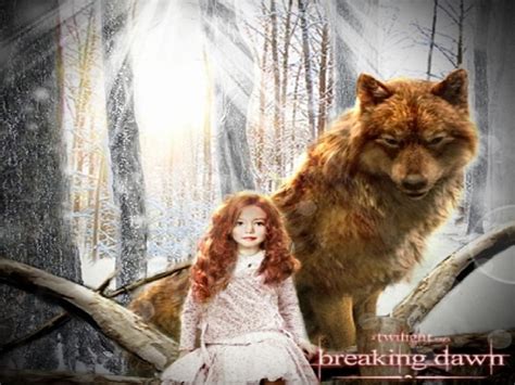 Renesmee And Wolf Jacob Twilight Entertainment Movies Breaking Dawn