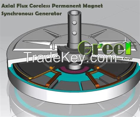 Disc Coreless Axial Flux Permanent Magnet Generator By Greef New Energy