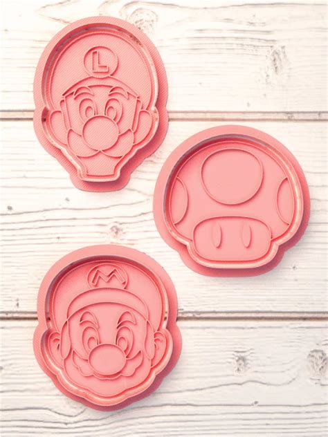 Set Mario Bros DeliPrint Cortantes Y Stencils