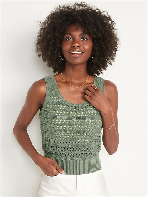 Camisole En Tricot Pointelle Pour Femme Old Navy