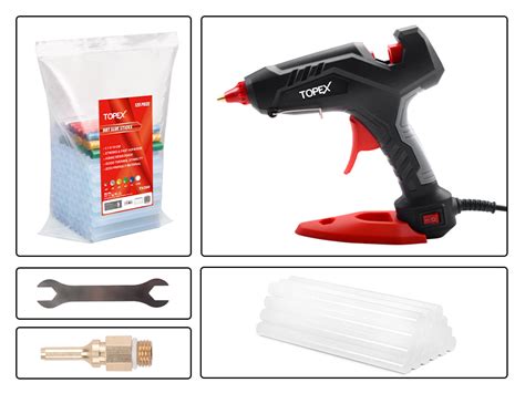 TOPEX 100W Hot Glue Gun Craft Kit Glue Sticks Amazon Au Home Improvement