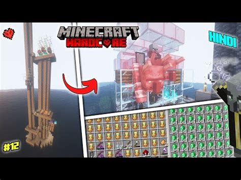 I Built An Insane Raid Farm In Minecraft Hardcore Youtube