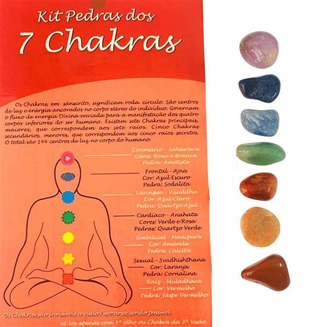 Kit Pedras Chakras Atacado Incenso