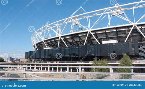 Olympic Stadium Under Construction, London. Editorial Photo - Image of ...