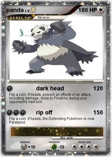 Pokémon Panda 1039 1039 Dark Head My Pokemon Card
