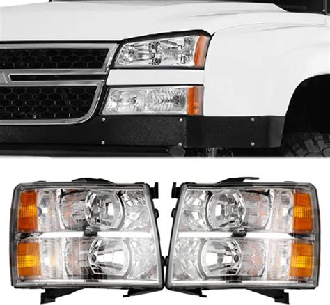 Amazon TRIBLE SIX Pair Of Headlights Assembly Compatible With 2007