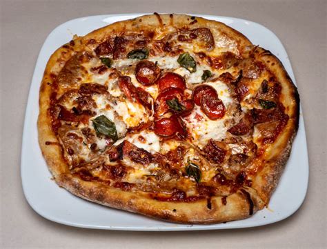 Sausagemeatballpepperonibacon Pizza Photo Marc Baumser Photos At