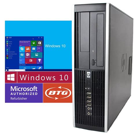 Hp Elite Windows Pc Desktop Intel Core I Ghz Gb Ram Dvdrw