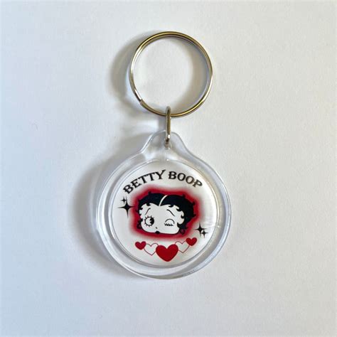 Betty Boop Keychain Etsy