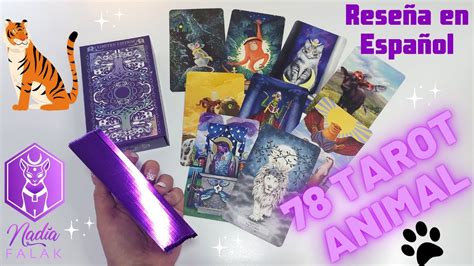 78 TAROT ANIMAL Unboxing y Reseña en Español Nadia Falak YouTube