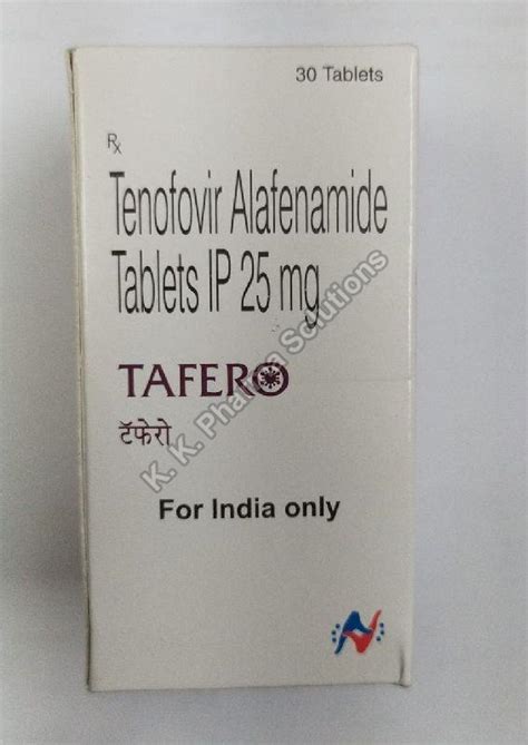 Tafero 25mg Tablets INR 1 050 Pack By K K Pharma Solutions From