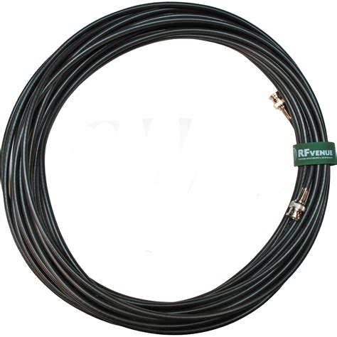 Rf Venue Rg8x Low Loss Coaxial Antenna Cable Black 25 Rg8x25