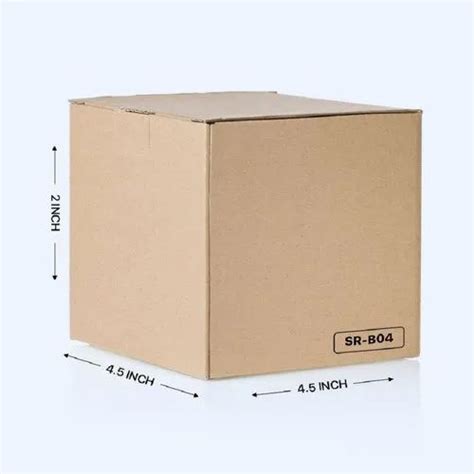 Brown Triple Wall 7 Ply Plain Square Corrugated Box Size Lxwxh Inches