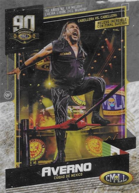 CMLL 90TH ANNIVERSARY 2023 AVERNO CRAZY CARD COLLECTOR