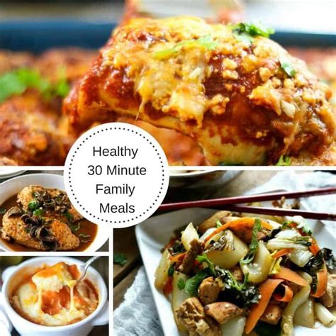 Healthy Family Meals Ready in Less than 30 Minutes | A Mind "Full" Mom