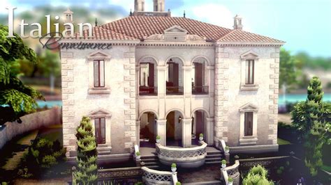 Italian Renaissance Villa Part Final The Sims Speed Build W