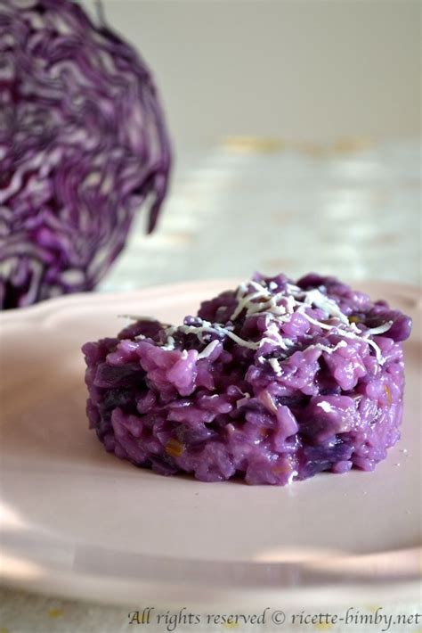 Risotto Al Cavolo Viola Bimby Ricetta Ricette Ricette Di Cucina Cibo