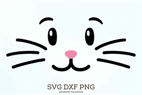 Easter Bunny Svg Bunny Face Svg