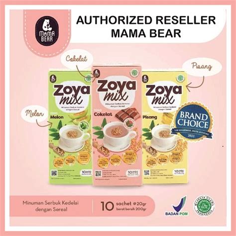 Jual MAMA BEAR ZOYA MIX SUSU PELANCAR ASI ASI BOOSTER SUSU SOYA